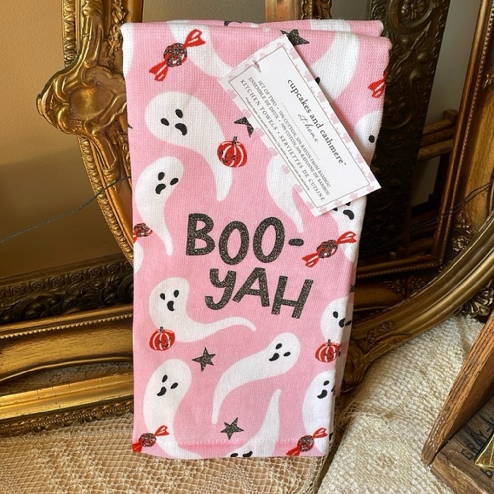 Pink Ghost Towels